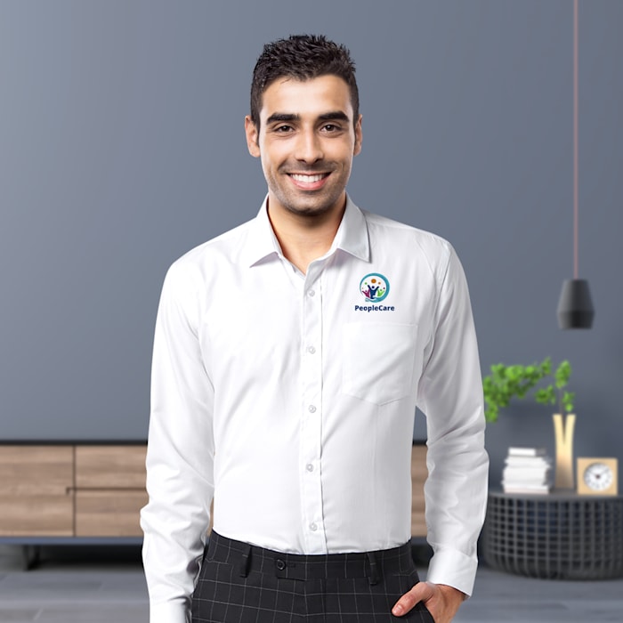 Embroidered dress shirts on sale